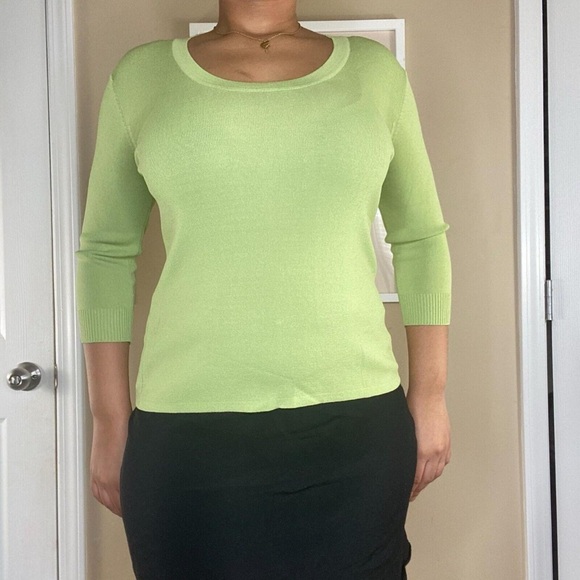 Vintage Y2k Green Top - Picture 4 of 4